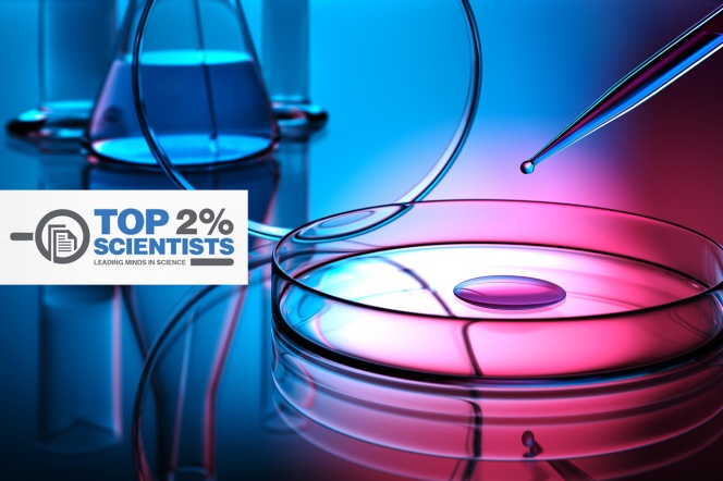 grafika - naczynia laboratoryjne i logo rankingu