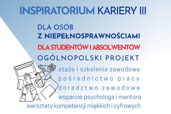 na błękitnym tle widoczna jest informacja  o programie 
