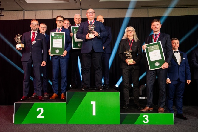 Prof. Krzysztof Wilde, rektor PG odebrał nagrodę m.in. za zwycięstwo Politechniki Gdańskiej w klasyfikacji generalnej Akademickich Mistrzostw Polski. Fot. Ewa Milun-Waczak/AZS