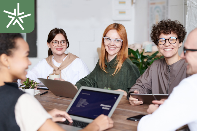 people during the meeting working together