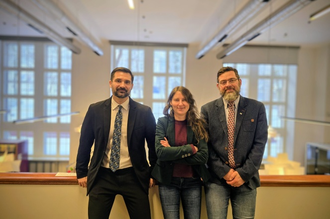 dr Bartosz Wiśniewski, prof. Christian Jungnickel, prof. Justyna Lubośna