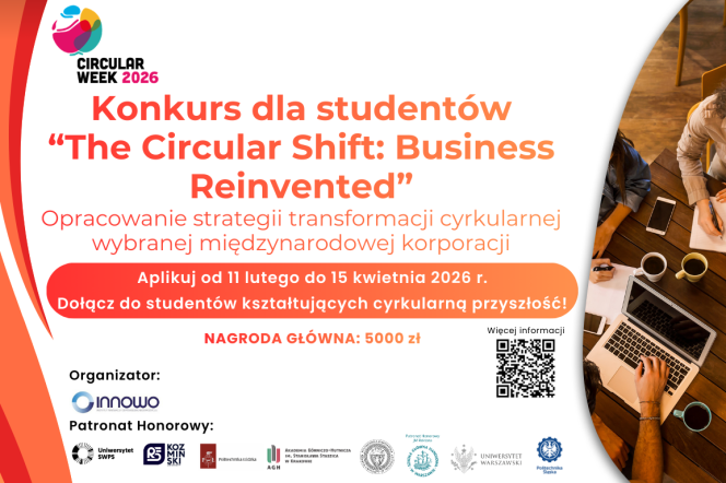 Na zdjęciu informacja o konkursie