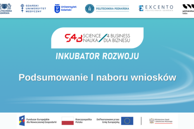 Podsumowanie I naboru w projekcie Inkubator Rozwoju na Politechnice Gdańskiej