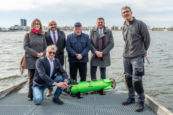 Pierwsza misja operacyjna pojazdu inspekcyjnego Pirania stworzonego przez Politechnikę Gdańską i firmę Radmor S.A.