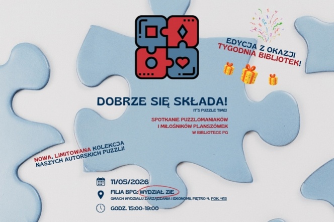 Dobrze się składa! Spotkanie miłośników puzzli i planszówek