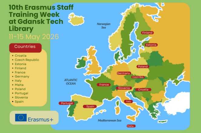 mapa krajow uczestniczacych w Erasmus+ Staff Training Week
