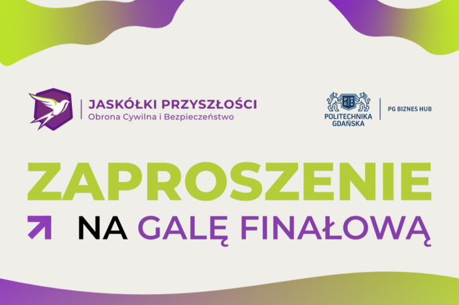 Zaproszenie na galę finałową konkursu Jaskółki Przyszłości