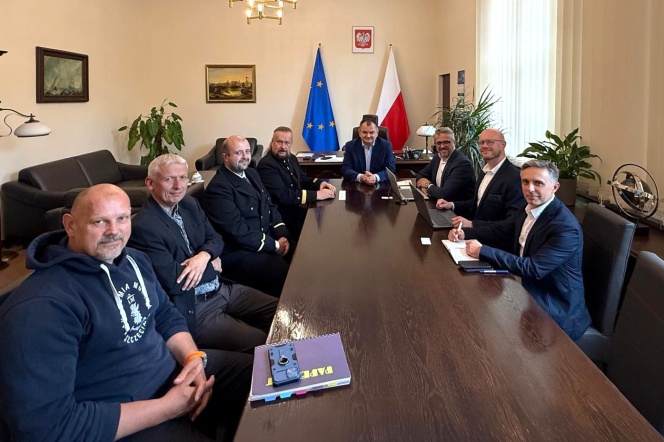 Wizyta delegacji z PG Biznes HUB Politechniki Gdańskiej w Szczecinie i rozmowy o współpracy z Politechnika Morską