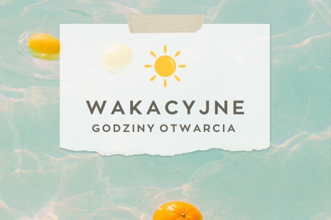 Godziny otwarcia Biblioteki w okresie wakacyjnym