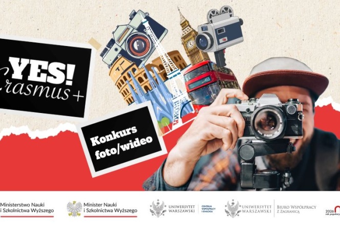 Grafika konkursu „Your Experiences Story – YES! Erasmus+”