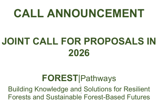 FOREST - FOrests, forestry, and the forest-based sector: REsearch and innovation for a Sustainable Transition