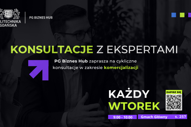 Cykliczne konsultacje z zakresu komercjalizacji na Politechnice Gdańskiej 