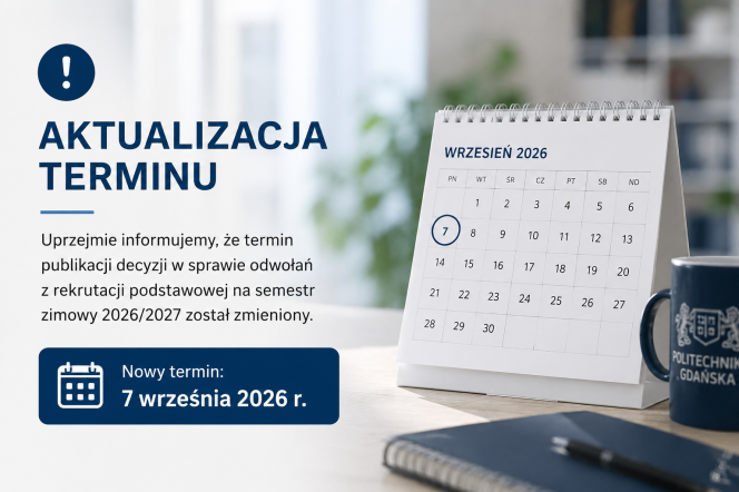 Zmiana terminu publikacji decyzji w sprawie odwołań