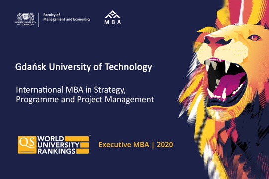 Na zdjęciu logo rankingu QS w postaci lwa.