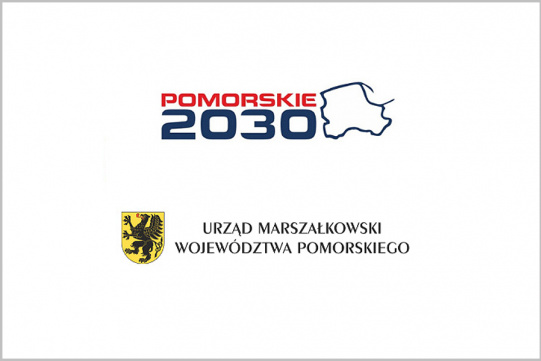 grafika z logo Pomorskie 2030 i logotypem Urzędu Marszałkowskiego w Gdańsku