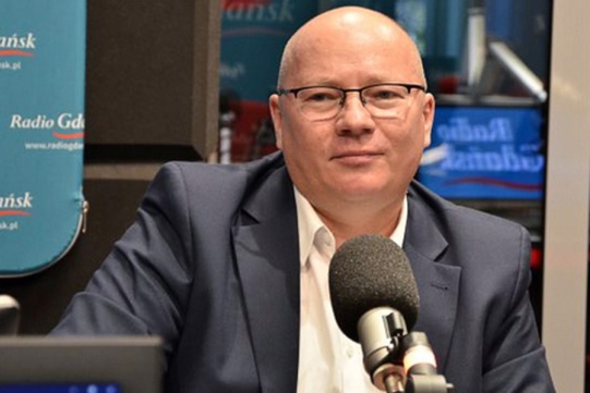 Prof. Krzysztof Wilde, rektor Politechniki Gdańskiej w studiu radiowym