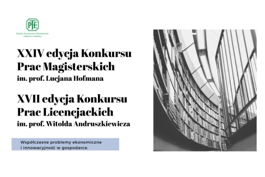 Grafika dotycząca konkursu prac magisterskich 