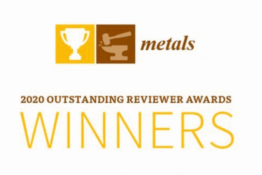 diploma of  Outstanding Reviewer Award,2020