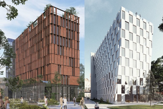 Wizualizacja Gmachu B 