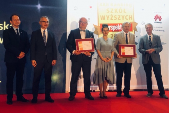 prof. Dariusz Mikielewicz, Gdańsk Tech Vice-Rector for Organization and Development, at the gala in Warsaw, 22 June 2021. Photo: Gdańsk Tech material 