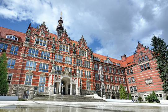 the main building of Gdańsk Tech