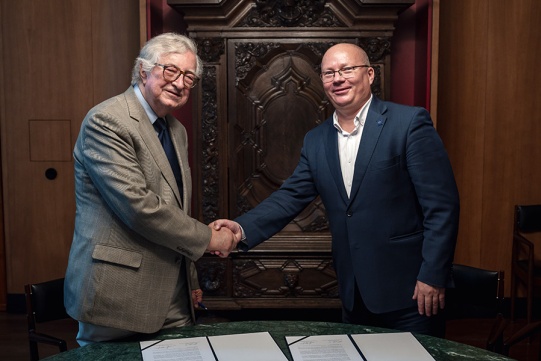 Prof. Krzysztof Wilde i prof. Andrzej Targowski 