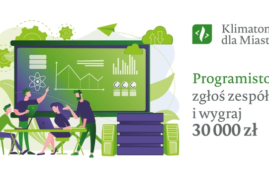 Na zdjęciu znajduje się zielona tablica na której piszą uczniowie.