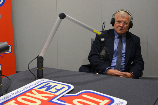 Prof. Zbigniew Korczewski w studiu radia TOK FM