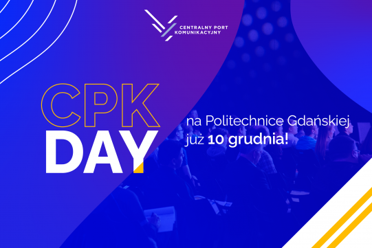 grafika CPK DAY w granatowych odcieniach