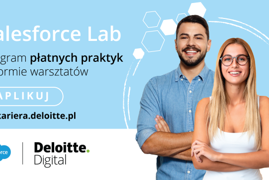 Platkat programu stazowego Salesforce