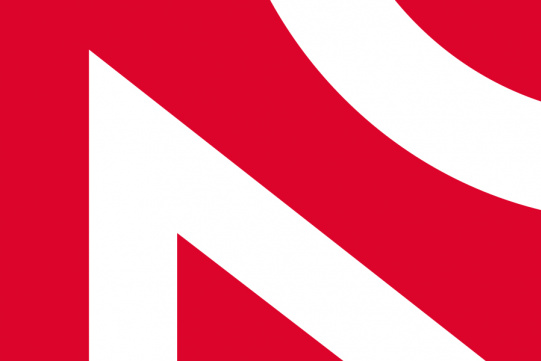 grafika - logotyp NCN w kolorach białym i czerwonym