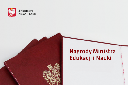 nagrody MEiN grafika z napisem 
