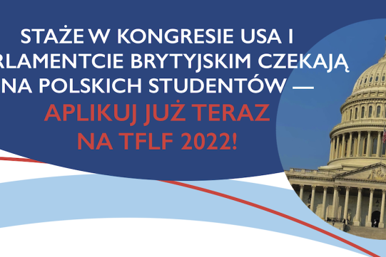 Na zdjęciu po prawej stronie znajduje się kopuła budowli, po środku informacja o stażach.