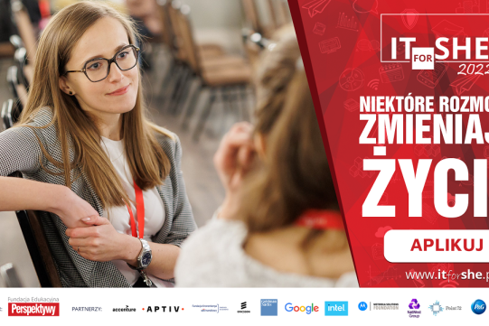 Na zdjęciu znajduje się informacja o programie.