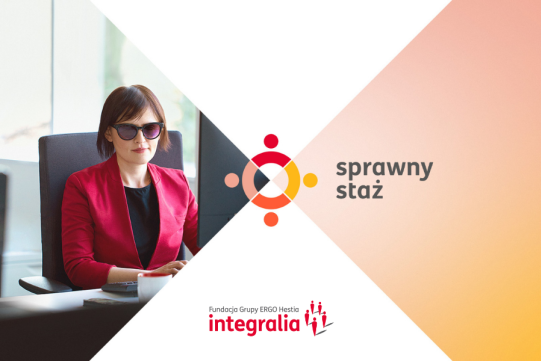 Grafika promująca Sprawny Staż