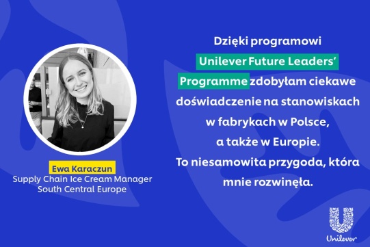Na zdjęciu na niebieskim tle widoczne jest zdjęcie kobiety oraz informacja o programie.