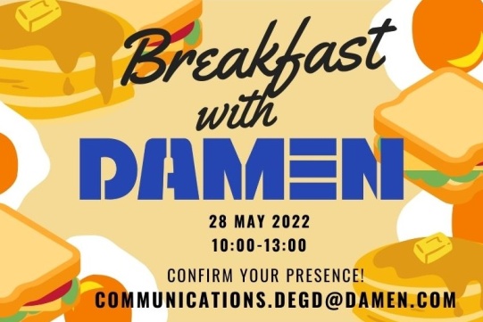 Na zdjęciu na żółtym tle znajduje się informacja o spotkaniu.