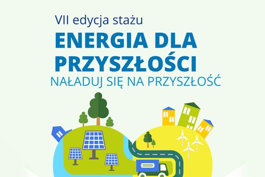 Energia dla przyszłości napis na plakacie 