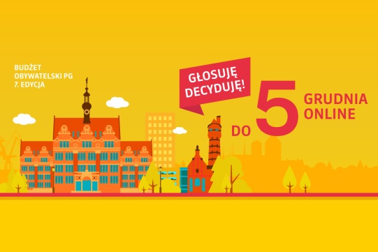 Budżet Obywatelski PG głosuj, decyduj