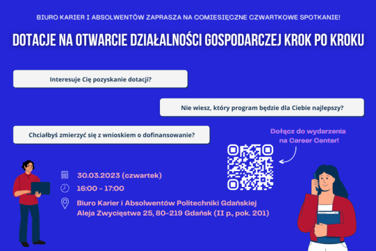 Dotacje na otwarcie działalności gospodarczej krok po kroku - warsztaty