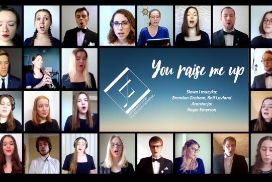 Zdalne nagranie AChPG w czasie kwarantanny - You Raise Me Up