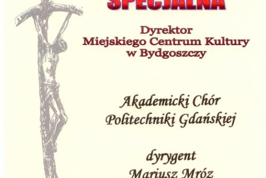 Złoto dla AChPG na VI Ogólnopolskim Konkursie Pieśni Pasyjnej!