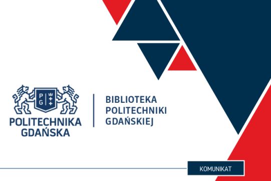 logo Biblioteki Politechniki Gdańskiej, dwa lwy z tarczą