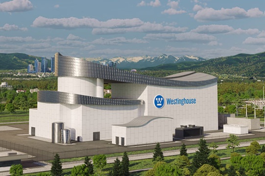 Wizualizacja bloku jądrowego AP300