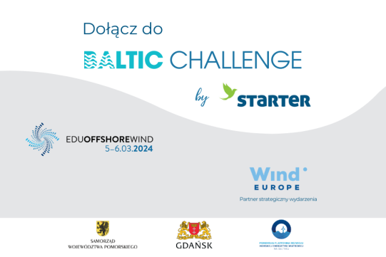 Na plakacie na biało-szarym tle widoczna jest nazwa wydarzenia oraz logotypy partnerów 