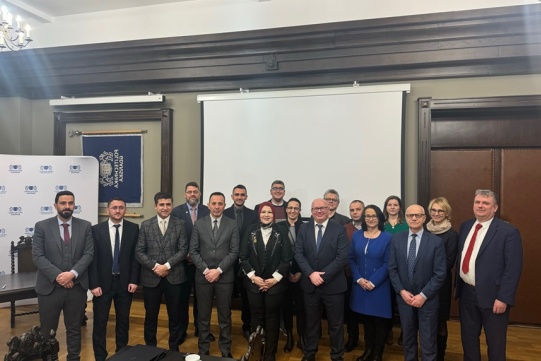 The Northern Technical University delegation visiting Gdańsk Tech