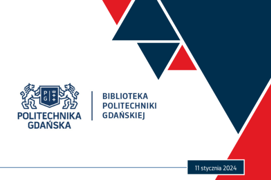 logo Biblioteki Politechniki Gdańskiej, dwa lwy z tarczą