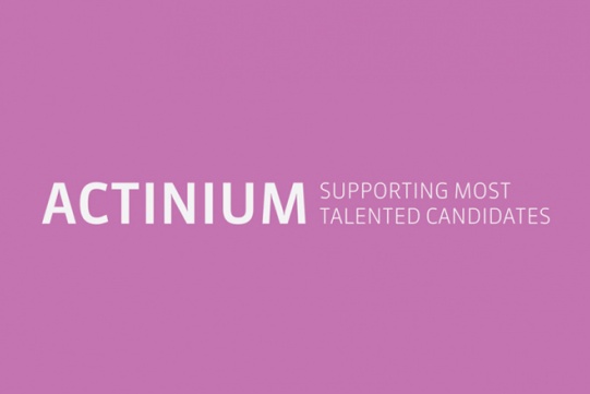 baner reklamujący Actinium