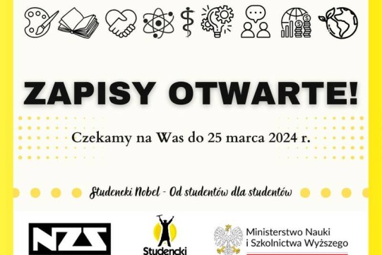 plakat reklamujący konkurs