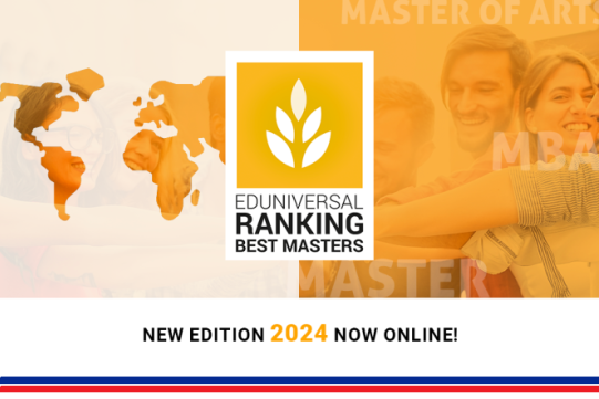 Grafika i napis Eduniversal Ranking Best Masters
